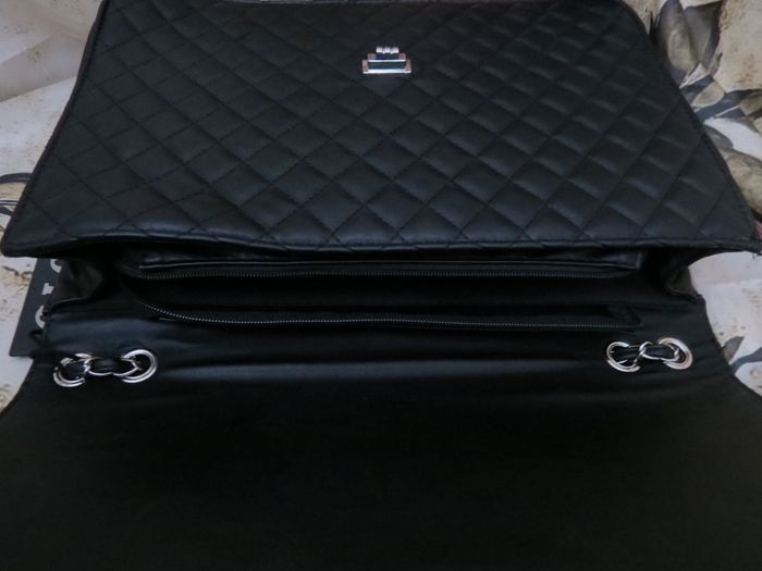 🖤 Sac bandoulière GLO Si&Si noir matelassé – grand format & ultra chic 🖤 - photo numéro 9