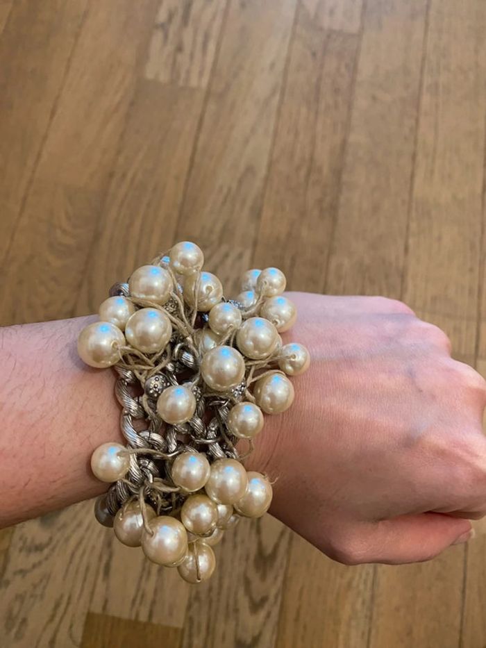 Bracelet fantaisie en perles Moschino - photo numéro 6