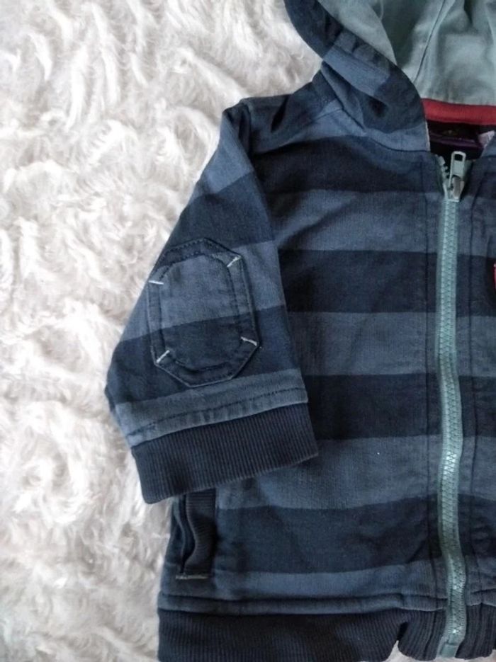 Veste Gilet avec capuche Garçon 3 mois Sergent Major Perroquet - photo numéro 3