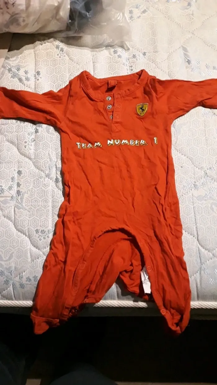 Pyjama garçon 3mois Ferrari