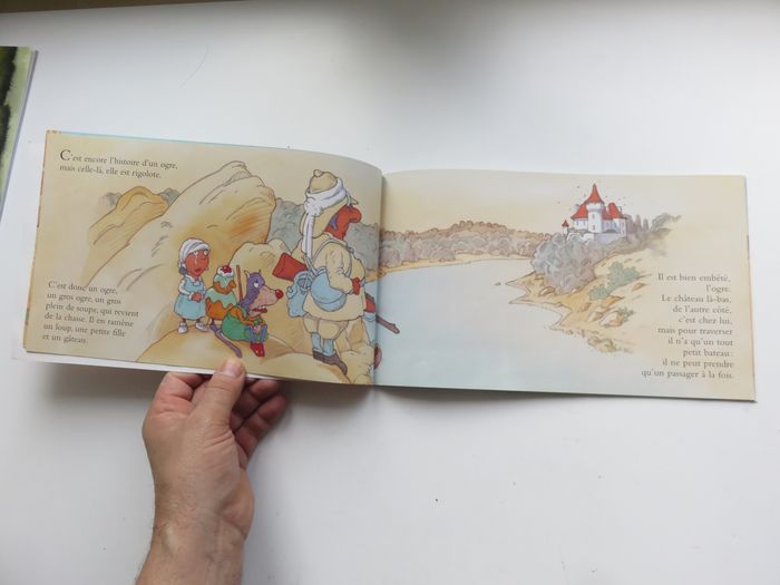 Album 6 à 8 ans : L'ogre, le loup, la petite fille et le gâteau (Philippe Corentin - L'École des Loi - photo numéro 5