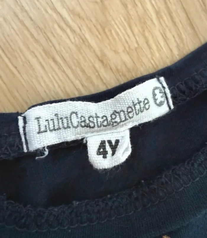 Robe Lulu Castagnette manches longues 4 ans - photo numéro 2