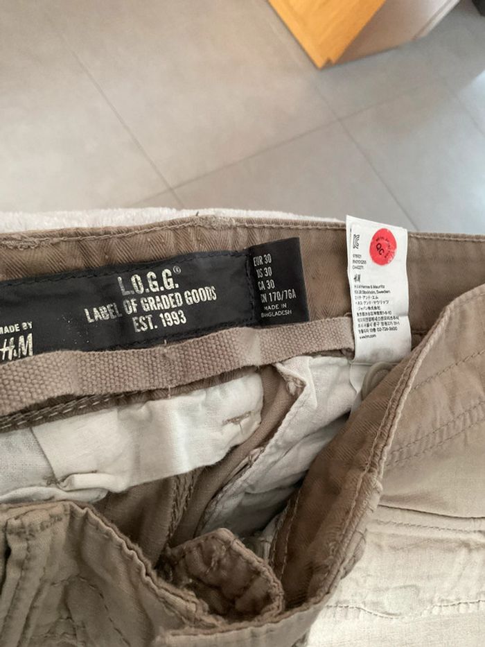 Pantalon beige h et m - photo numéro 9