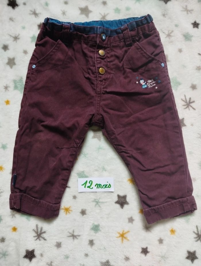 Pantalon bordeaux