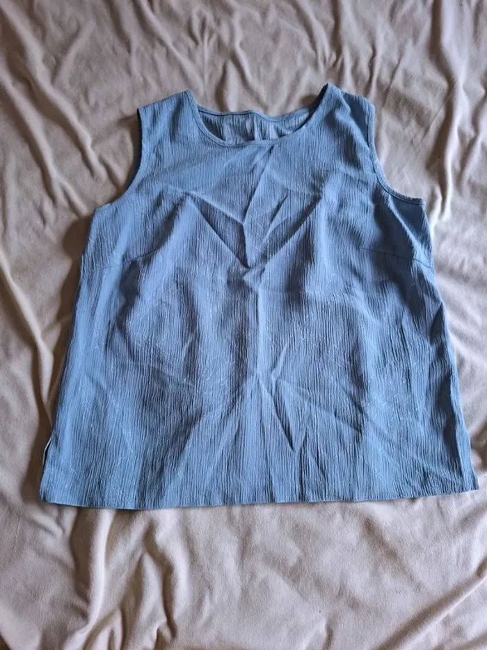veste + débardeur bleu/vert, neuf taille 48, marque Your 6th Sense, - photo numéro 6