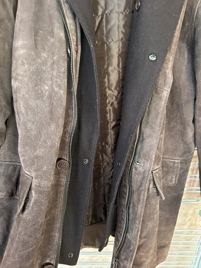 Manteau homme croûte de porc - photo numéro 5