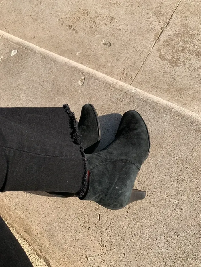 Bottines noires taille 37 Gabor en cuir véritable - photo numéro 13