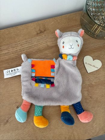 Doudou lama gris