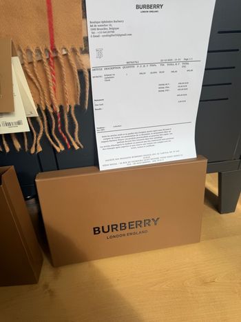 Écharpe burberry 