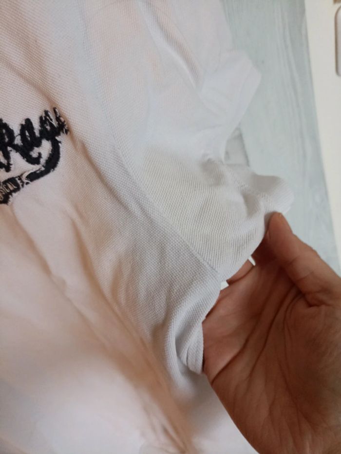 Polo homme blanc S de chez Japan Rags - photo numéro 4