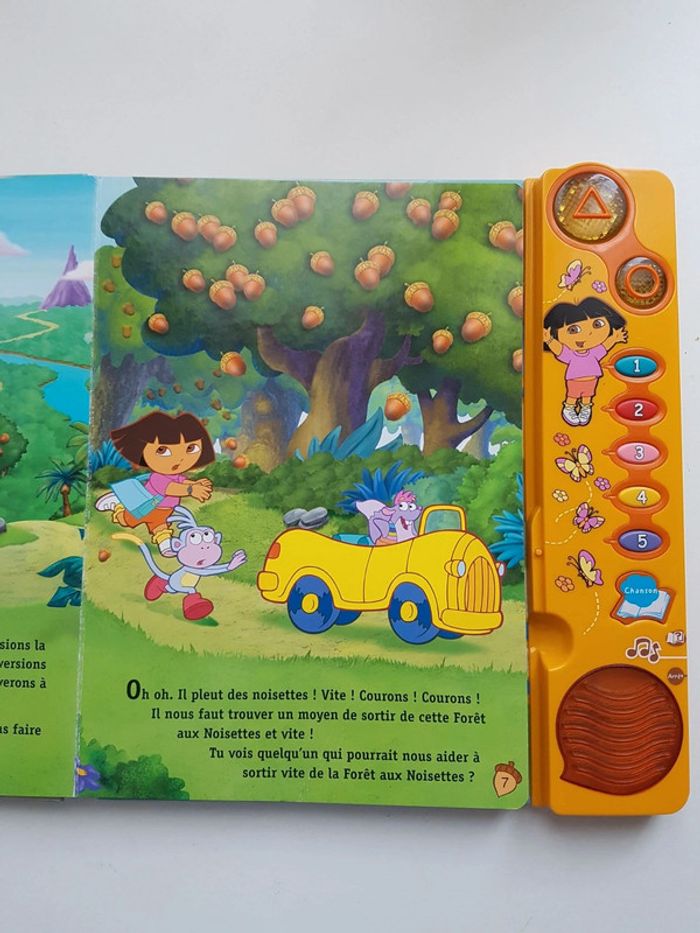 Livre interactif Le premier voyage de Dora l'exploratrice et figurines - photo numéro 10