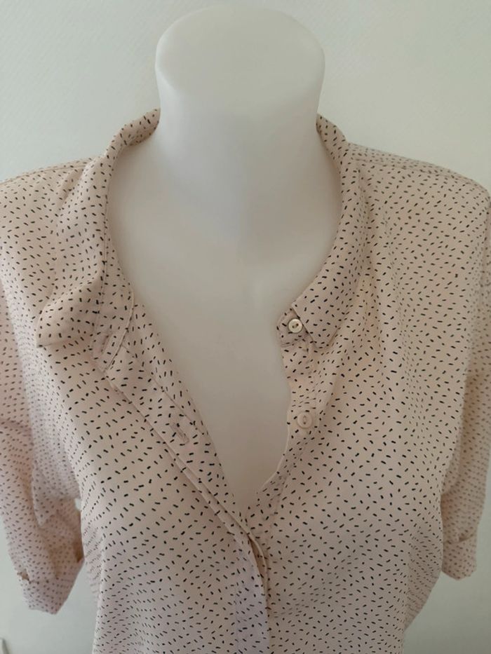 Blouse rose poudré promod taille 38-40 - photo numéro 3