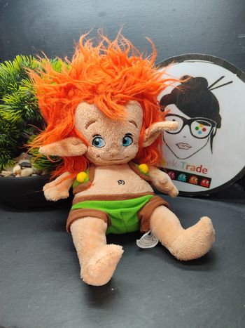 Peluche Arthur et les Minimoys bnp paribas Vert Orange Lutin Marron Bleu Pe0232