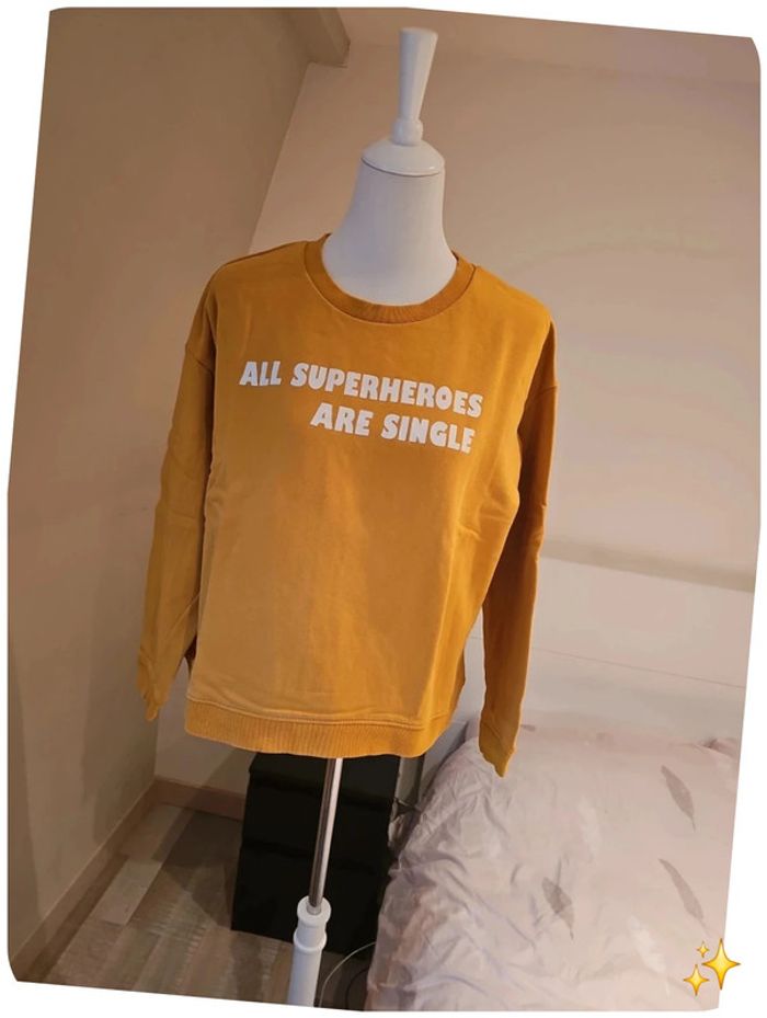 Sweat moutarde kiabi Xl