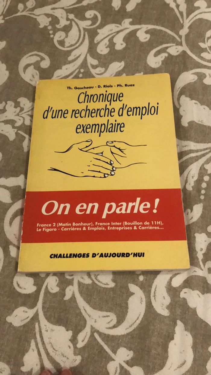 Livre chronique d’une recherche d’emploi exemplaire