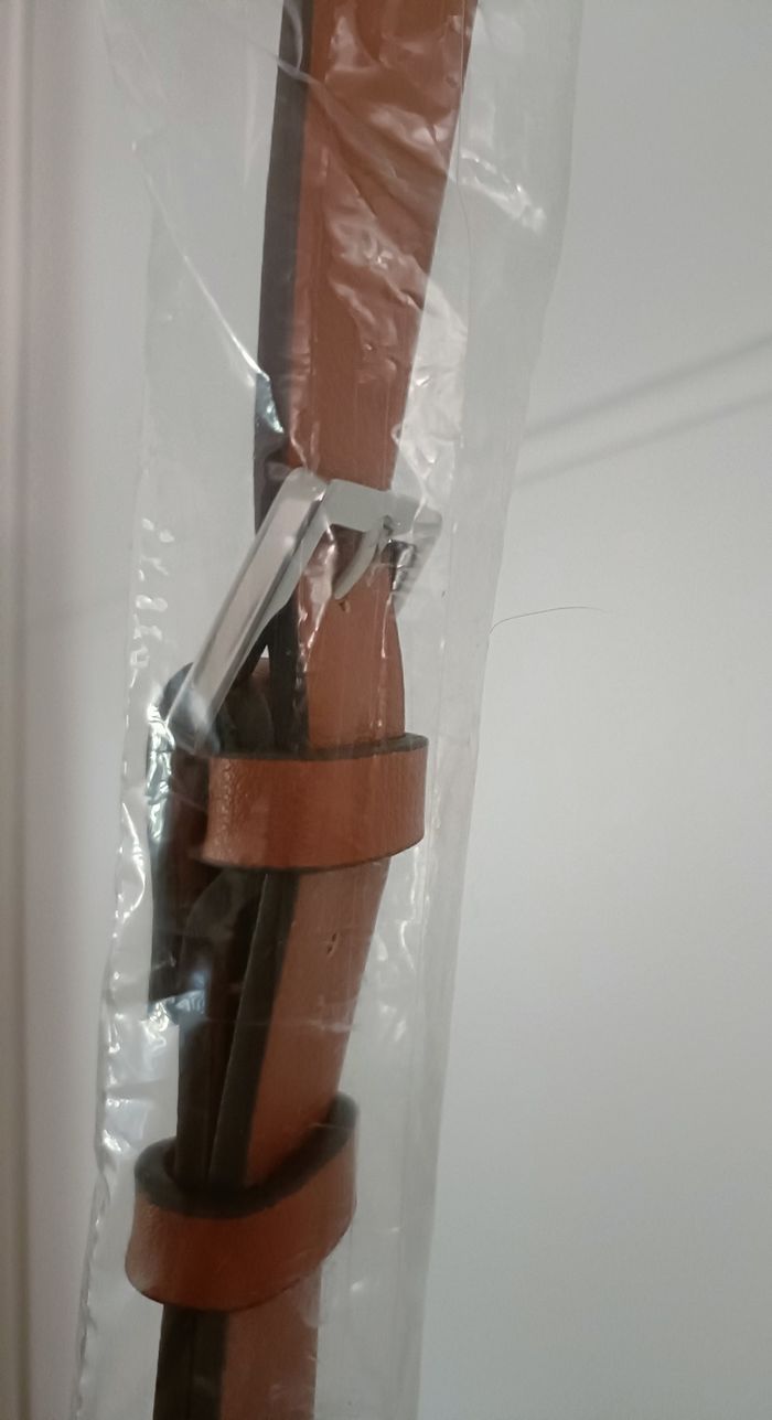 Sac bandoulière femme esprit marron/ camel - photo numéro 6