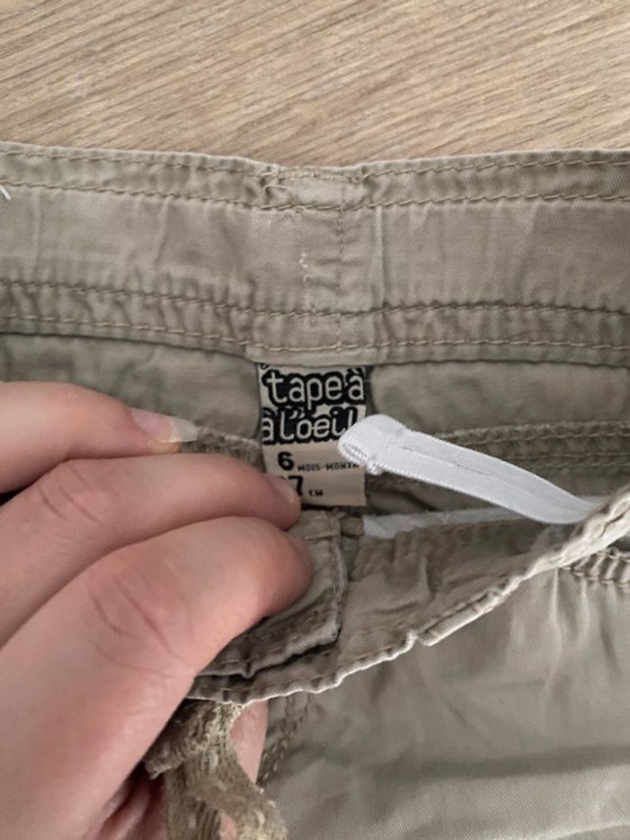 Ensemble été t-shirt manches courtes et short 6 mois - photo numéro 3