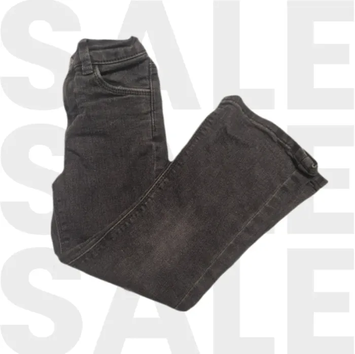 Jeans pattes d'éléphants noir - Gémo - Taille 4 ans