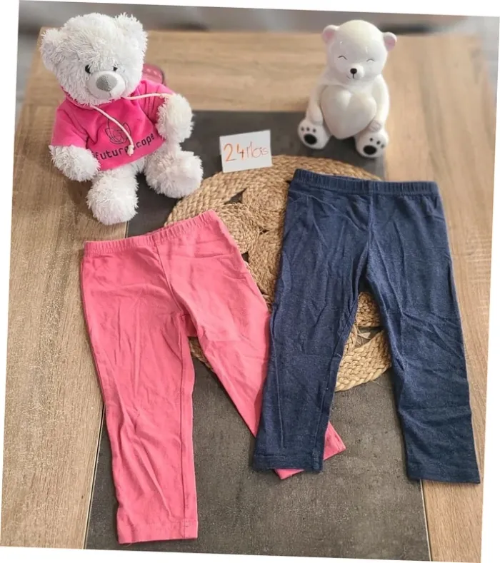Lot leggings 2 ans