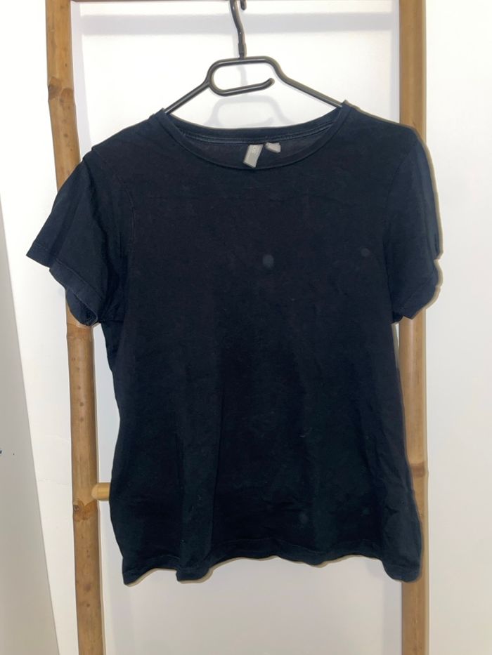 T-shirt Asos basique noir col rond