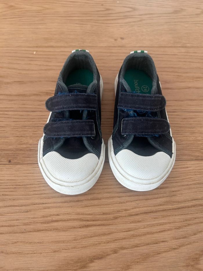 Baskets en toile bleu marine - Monoprix Kids - photo numéro 4