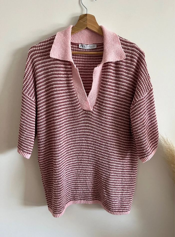 Ensemble en maille rose Zara - photo numéro 3