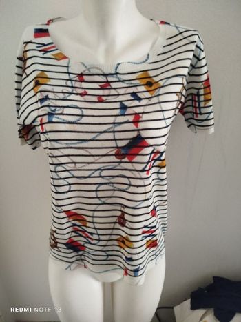 #kytieXLfemme. Tee-shirt manches courtes maille taille XL