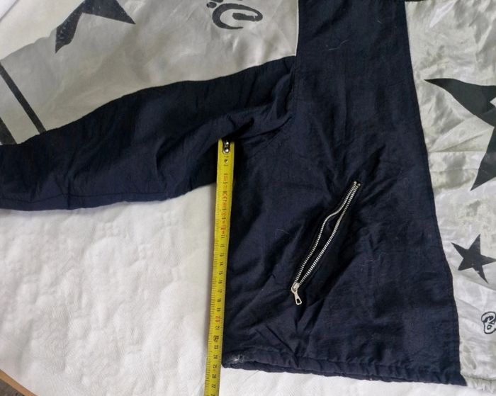 Veste NY New York Yankees Best California Noir et Argenté Vintage 90s M Oversize - photo numéro 5