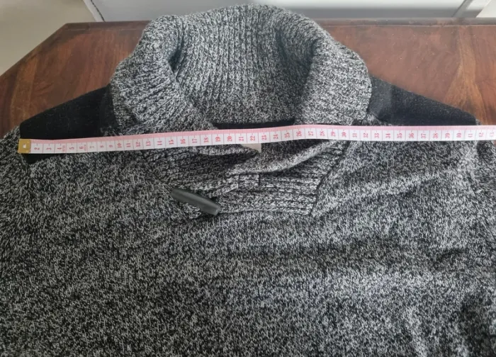 Pull ras de cou gris Celio Homme Taille XS - photo numéro 4