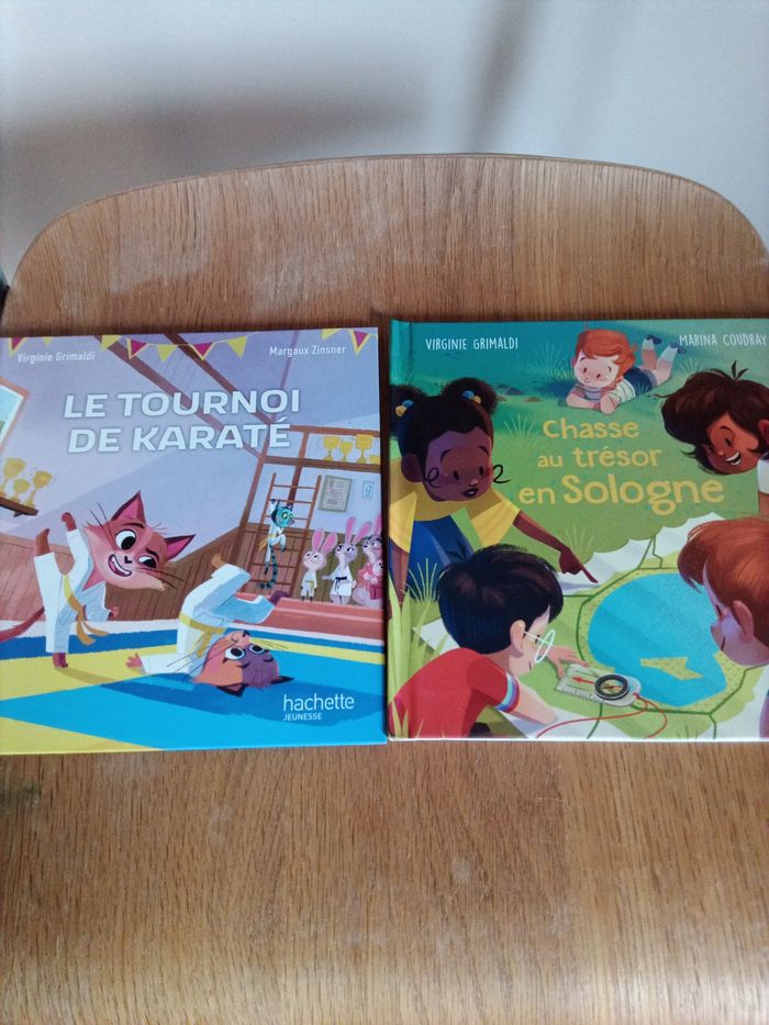 Lot de 2 petits livres illustré Virginie Grimaldi
