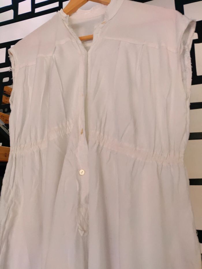 Combinaison blanche vintage années 1970 - photo numéro 3