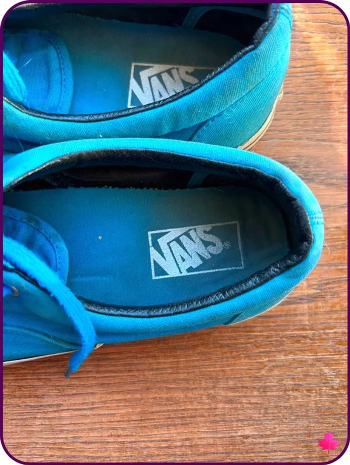 Baskets basses Vans Authentic - Bleues - T 41.5 / 42 - photo numéro 3