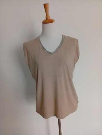 Tee-shirt beige Le Temps des Cerises taille M