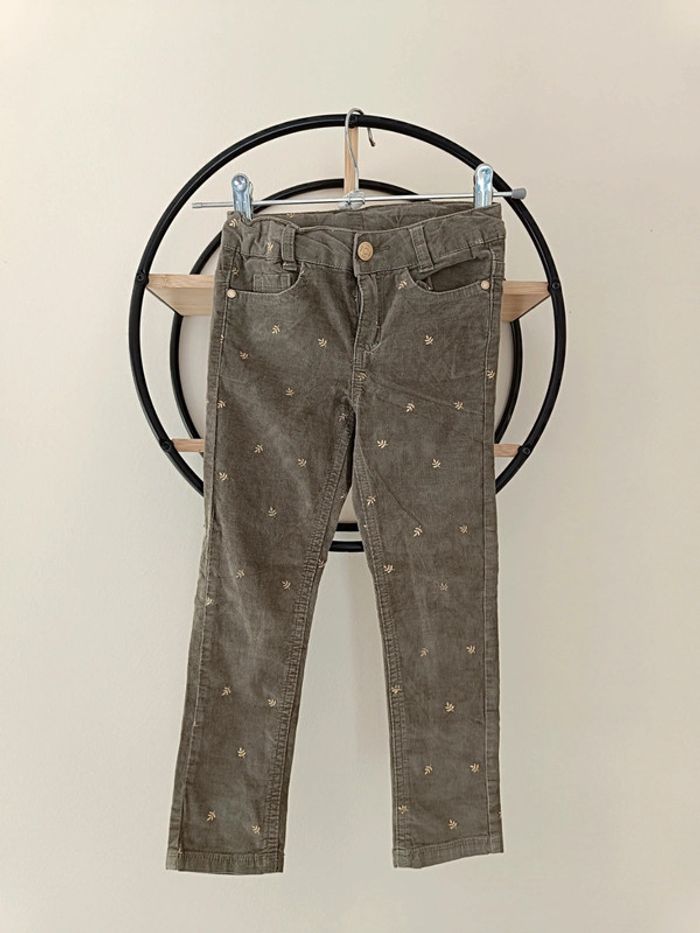 4 ans pantalon côtelé tape a l'oeil