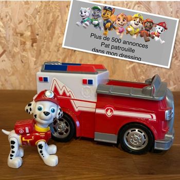 Idée cadeau 🎁 Véhicule avec Marcus de la Pat Patrouille