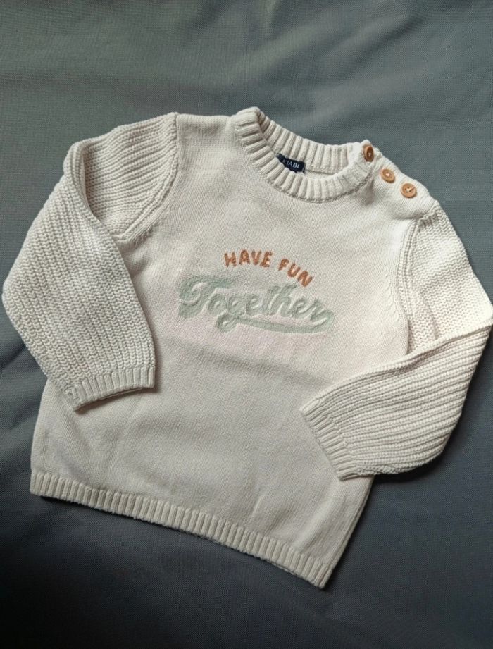 Pull blanc - photo numéro 2