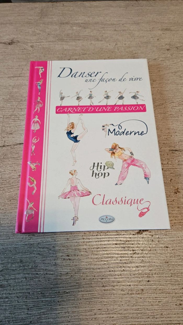 Carnet de danse, cahier intime, Piccolia, 77 pages, neuf