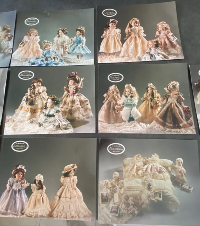 14 grandes photos catalogue poupées de collection italiennes Le bambole di Arianna - photo numéro 2