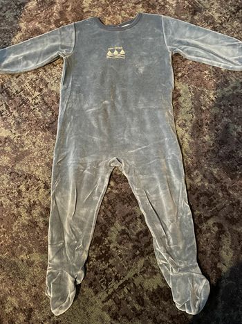 Pyjama velours 24 mois Petit Bateau