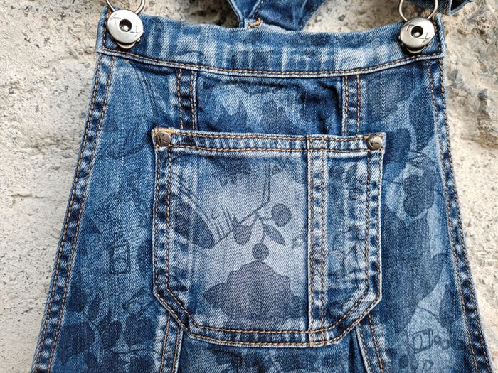 Superbe salopette short en jeans Kookaï, 10 ans - photo numéro 2