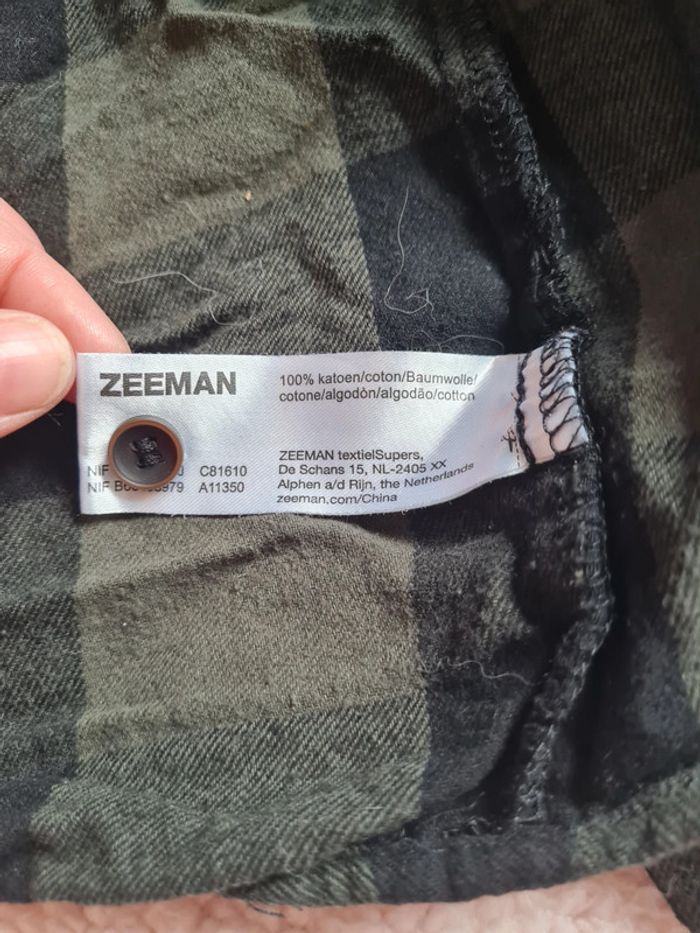 Chemise à carreaux zeeman 3ans - photo numéro 3