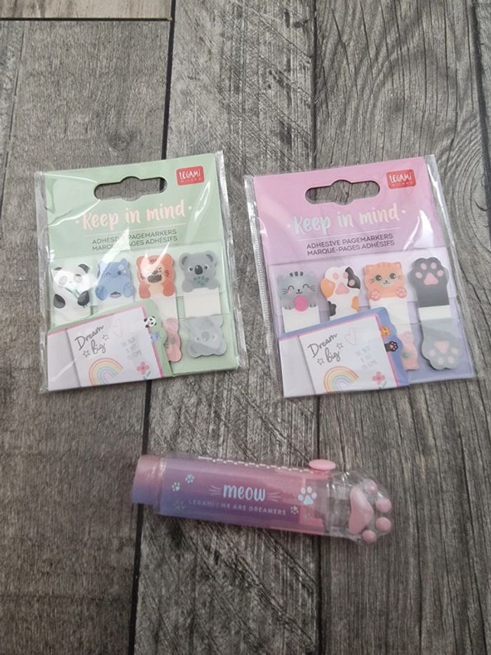 Lot fournitures Legami