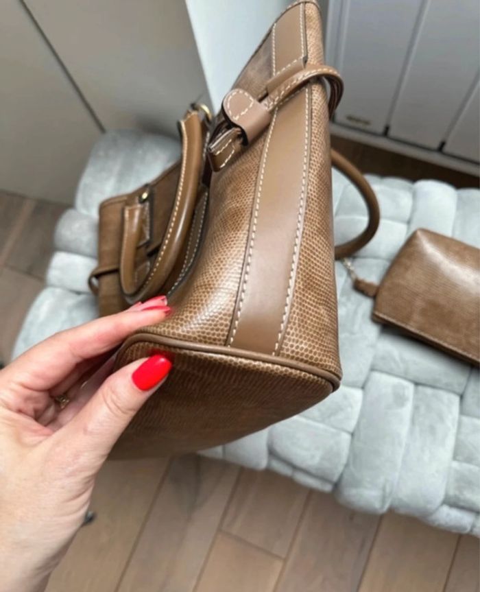Sac Lancel vintage avec sa pochette - photo numéro 9