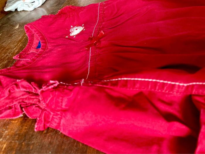 Robe rouge doublée 18 mois Sergent Major - photo numéro 4