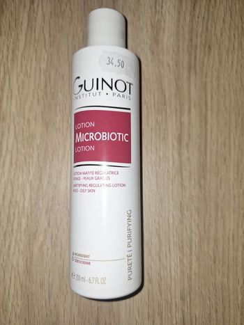 Lotion visage microbiotique matité peaux grasses oily skin