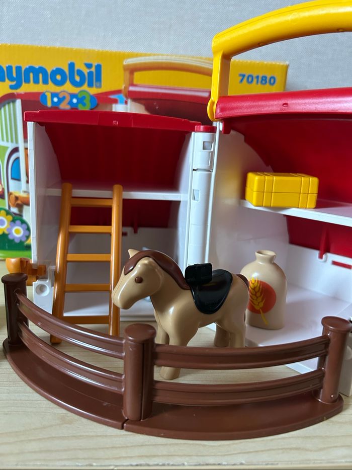 Playmobil 1.2.3, centre équestre 70180 - photo numéro 2