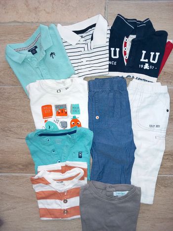 Lot vêtements été 6 mois garçon