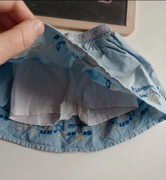 Jupe-short IKKS taille 18 mois en très bon état - photo numéro 2