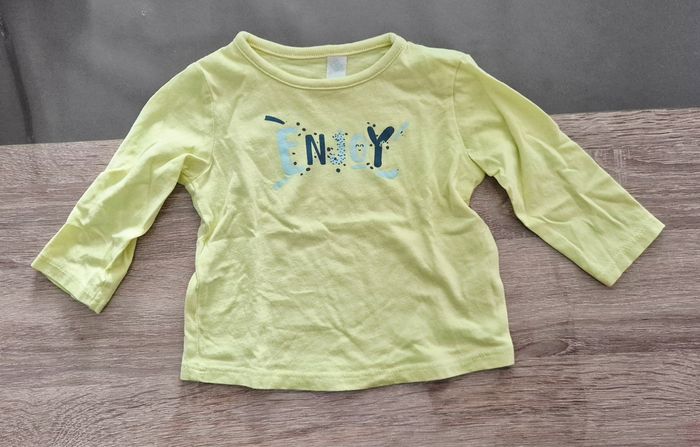 Lot de 5 t-shirts manches longues bébé fille - 6 mois (68 cm) - photo numéro 7