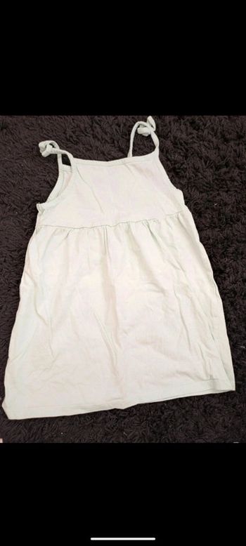 Robe légère été 24 mois vert pâle